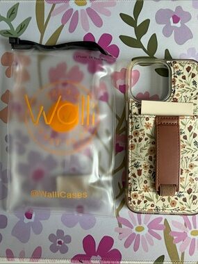 Wallis Floral Phone Case with Brown Hand Strap
